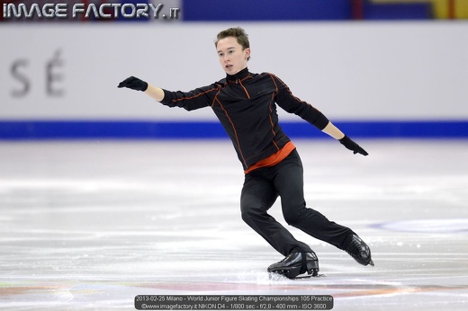 2013-02-25 Milano - World Junior Figure Skating Championships 105 Practice